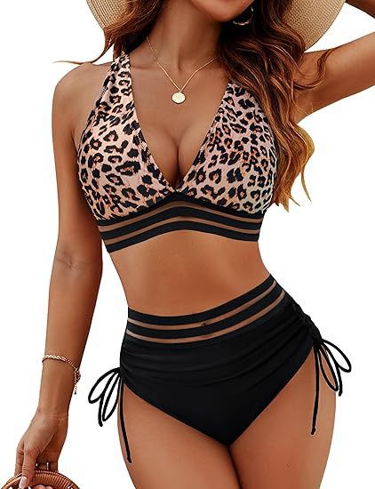 High-Waist Split Bikini