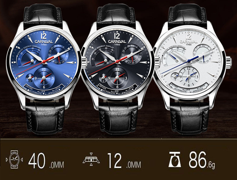 Carnival Watches Full Automatic Mechanical Watches Fashion Trends