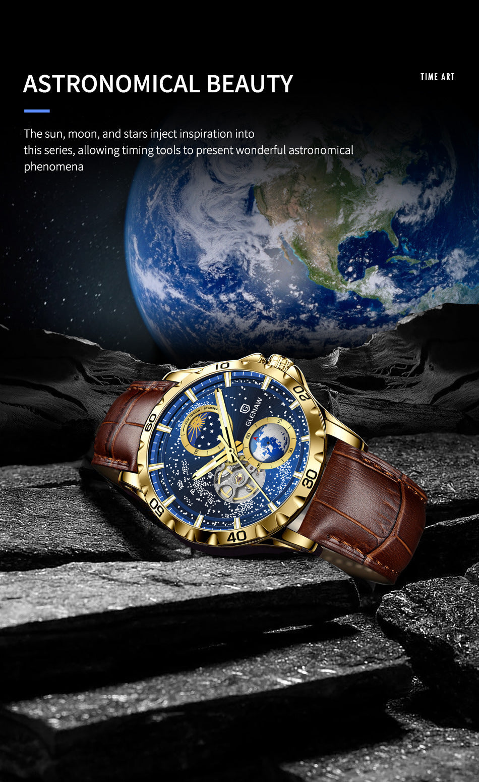 Men's Simple Stainless Steel Quartz Watch