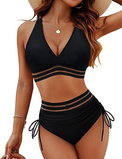 High-Waist Split Bikini