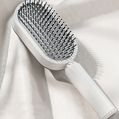 Self-Cleaning Scalp Brush
