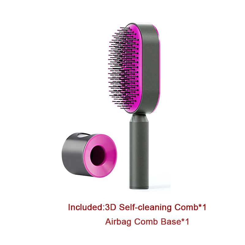 Self-Cleaning Scalp Massage Hairbrush