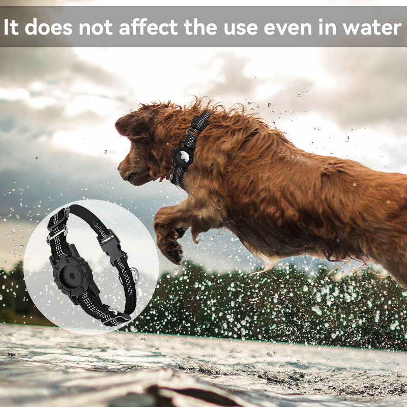 Anti-Lost Nylon Dog Collar with GPS Positioning