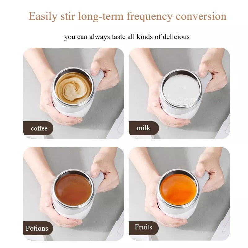Electric Magnetic Self-Stirring Cup