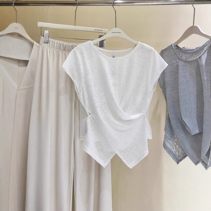 Crossover Hem Tee