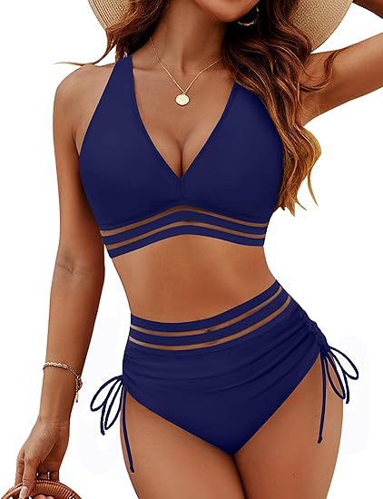 High-Waist Split Bikini