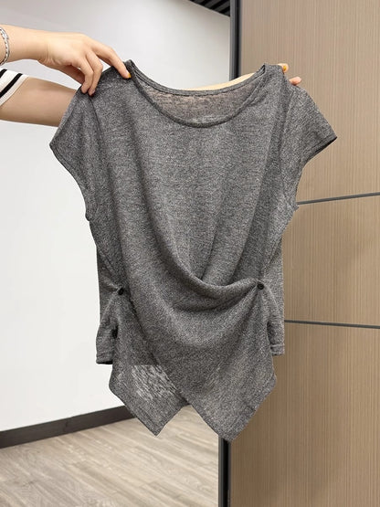 Crossover Hem Tee