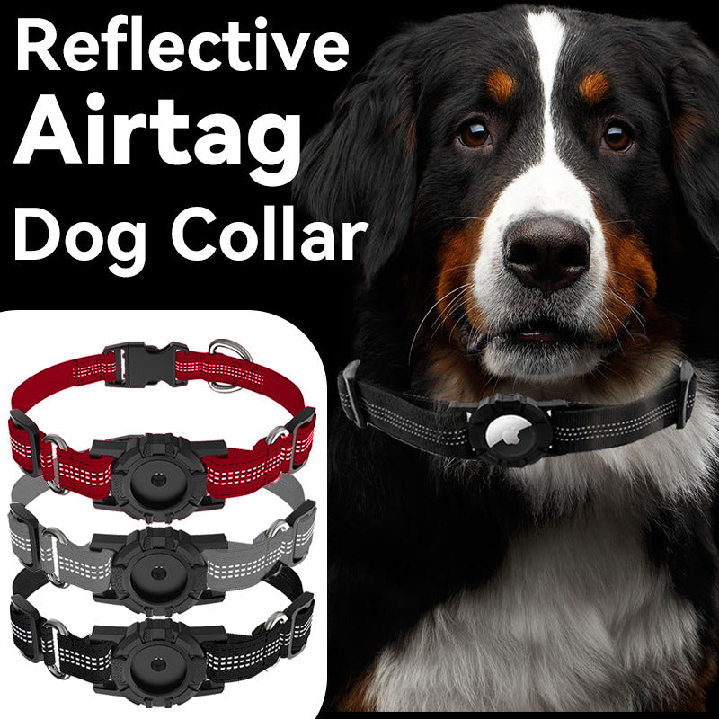 Anti-Lost Nylon Dog Collar with GPS Positioning