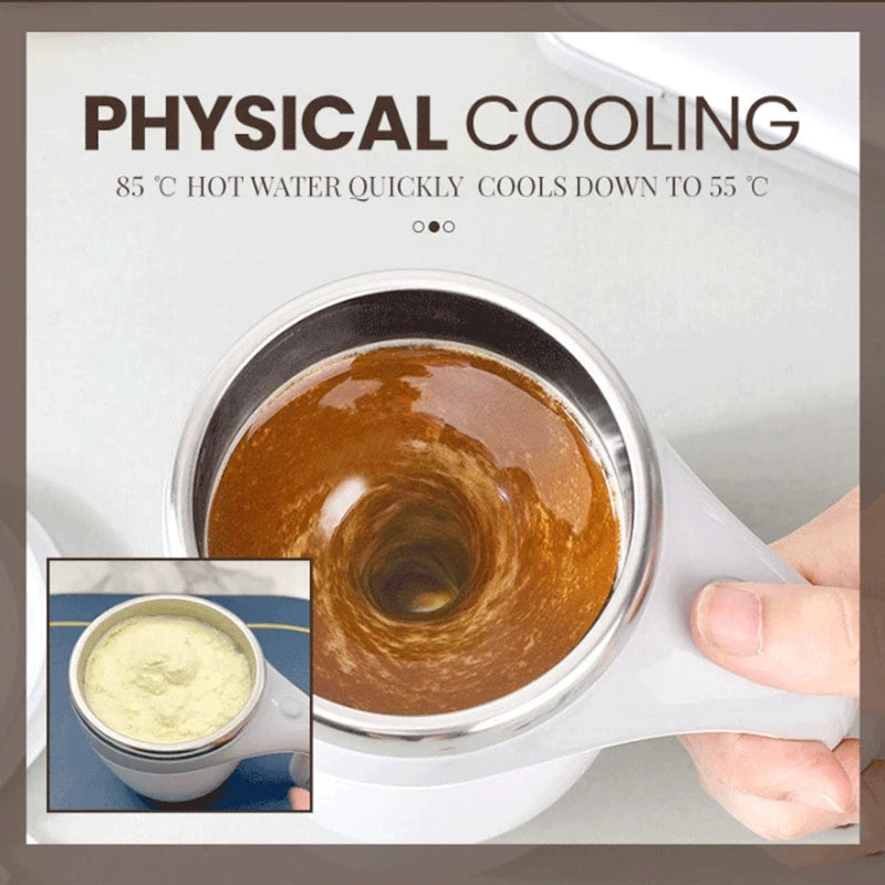 Electric Magnetic Self-Stirring Cup
