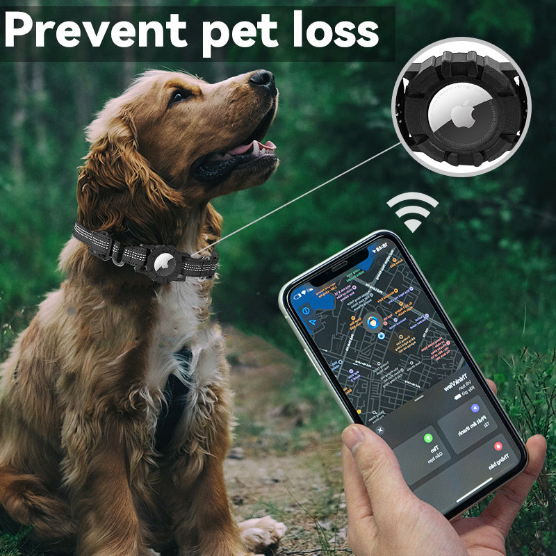 Anti-Lost Nylon Dog Collar with GPS Positioning