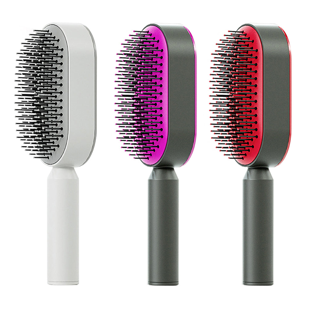 Self-Cleaning Scalp Massage Hairbrush