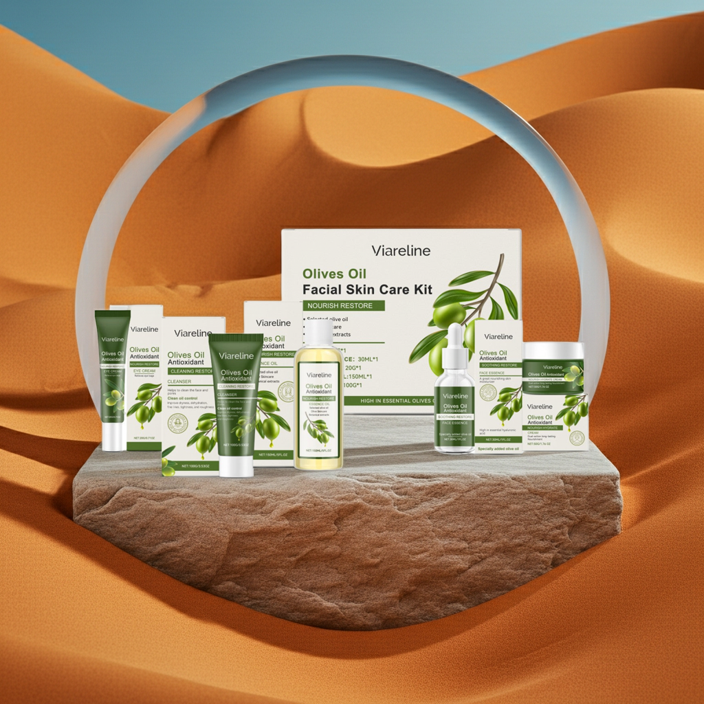 Olive Oil Facial Skincare Set