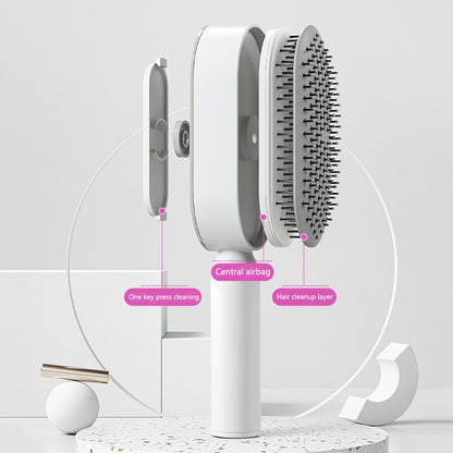 Self-Cleaning Scalp Brush
