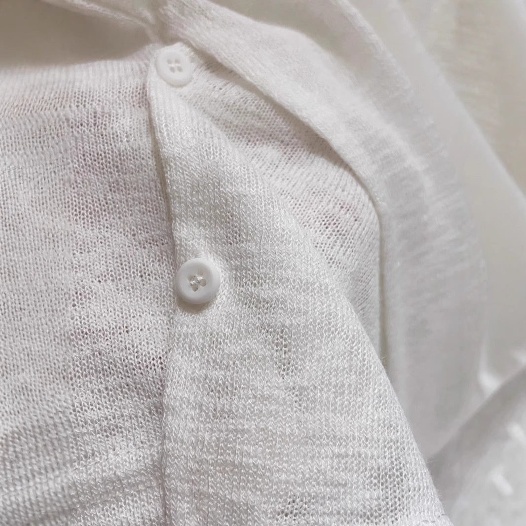 Korean Crossover Hem Short-Sleeve T-Shirt