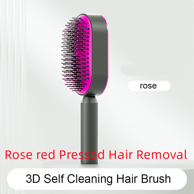 Self-Cleaning Scalp Massage Hairbrush