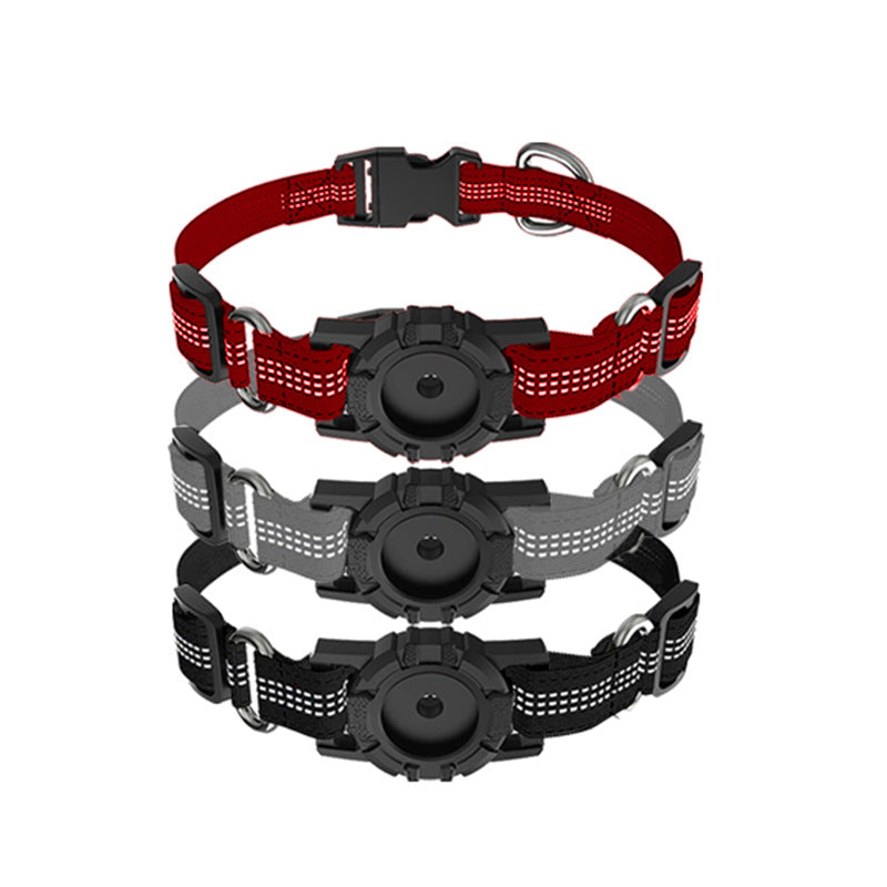 Anti-Lost Nylon Dog Collar with GPS Positioning