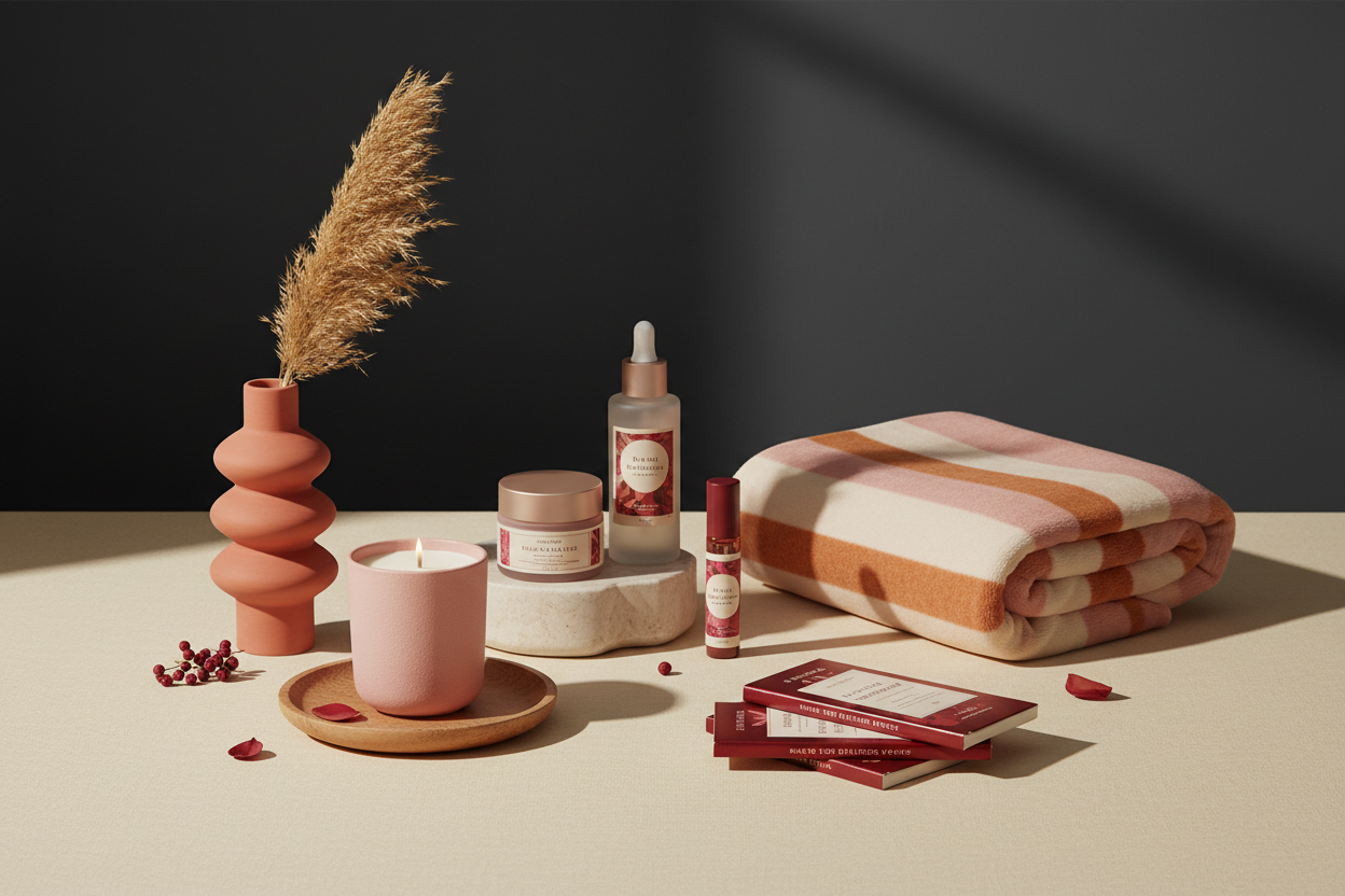 Luxury Flat Lay Promotional Graphic